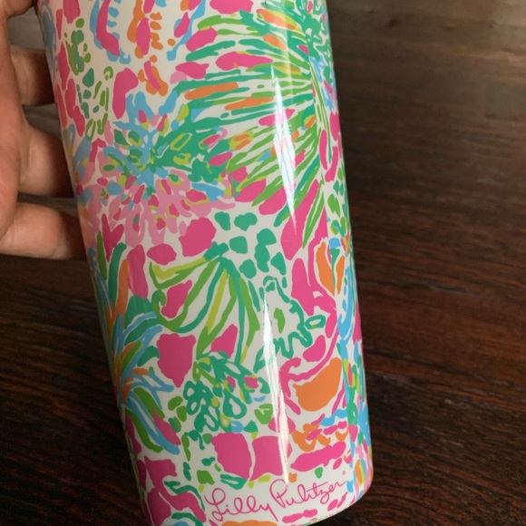 Lilly Pulitzer Pink and White Tumbler - Picture 11 of 16